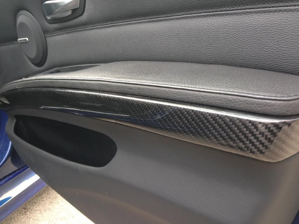 BMW E90 E91 REAL CARBON FIBRE BLACK Interior Trim Set